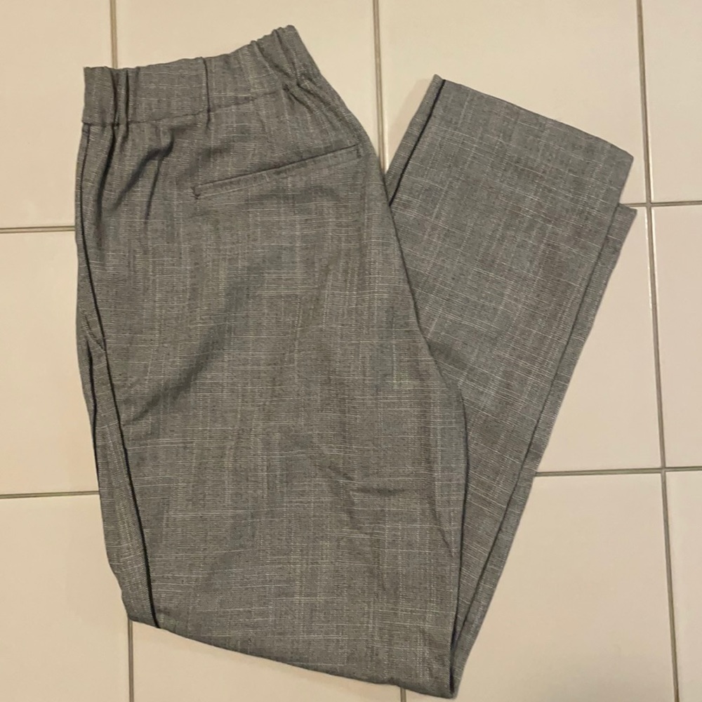 Gray work pants